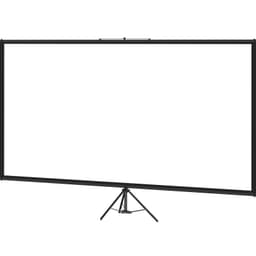 Háromlábú projektorvászon állvánnyal, 60 hüvelykes, 16:9 arányú, 4K HD vetítővászon állvány, gyűrődésmentes, állítható magasságú, hordozható vászon projektorhoz, beltéri és kültéri használatra, filmekhez, házimozihoz, játékhoz, irodába - miniatúra 3