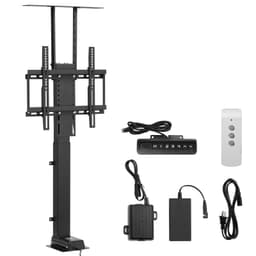 Motoros TV-emelőállvány, max. 50 kg-os terhelés, állítható TV-emelőállvány-konzol, függőleges elektromos TV-konzol távirányítóval, 32-55 hüvelykes (nem szekrényben) / 32-50 hüvelykes (szekrényben) tévékhez - miniatúra 12
