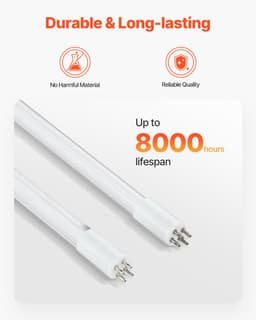 UV víztisztító, 12 W 1 GPM, 220 V-os sokoldalú ultraibolya víztisztító szűrő rozsdamentes acél házzal, egész házra kiterjedő UV vízszűrő kvarc hüvellyel, zuhanyozáshoz/iváshoz/tisztításhoz alkalmas - miniatúra 10