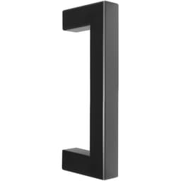 10 db-os szekrényhúzó, 3 hüvelykes / 76 mm-es középponttól középre, vékony, négyzet alakú konyhaszekrényfiók, rozsdamentes acél modern konyhaszekrényajtó-kilincsek konyhába, fürdőszobai bárhoz, matt fekete - miniatúra 4