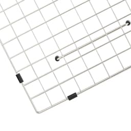 Mosogatóvédő rács, 28,5"x15,6" rozsdamentes acél mosogatórácsok, középre igazított lefolyórácsok R20 sarokrádiuszral, nagy mosogató alsó rácsok, univerzális táltartó mosogató kiegészítők konyhai mosogatóhoz - miniatúra 5