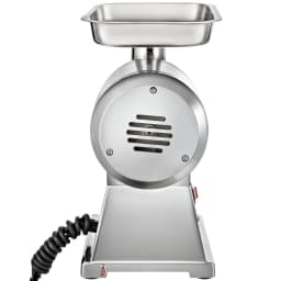 8500 W-os, ipari rozsdamentes acél, 204,1 kg-os húsdaráló, vágópengés tányér, kolbásztöltő - miniatúra 12