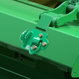 3/8"-os traktor kanálhorgok rögzítőgyűrűvel, 70-es minőségű kovácsolt acél, 2 db-os csavarozható kapaszkodóhorog hátlapokkal, kompatibilis traktor kanállal, lakókocsival, UTV teherautóval, maximális szakítószilárdság 15 000 font, zöld - miniatúra 1
