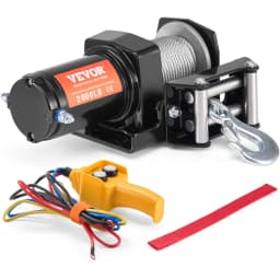 Elektromos csörlő ATV UTV 907,2 kg acélkábel IP 55 vízálló vezetékes vezérlés - miniatúra 2