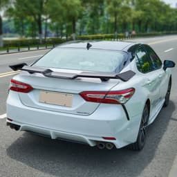 GT Wing autóspoiler, 57,9 hüvelykes spoiler, kompatibilis a 2018-2023-as Camry modellekkel, nagy szilárdságú ABS anyag, sütőfesték, autó hátsó spoiler szárny, versenyspoilerek autókhoz, fényes fekete - miniatúra 1