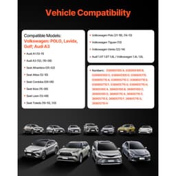 Gyújtótekercs csomag, 4 darabos készlet, kompatibilis az Audi A1, A3, Seat Alhambra, Altea, Cordoba, Ibiza, Leon, Toledo, Volkswagen Golf, Polo, Tiguan, Vento modellekkel, Audi 1.4T 1.8T 1.6L, Volkswagen 1.4L 1.6L modellekhez - miniatúra 6