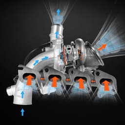 Komplett turbófeltöltő Chevy Chevrolet Cruze 2011-2015 tömítéskészlettel és mágnesszeleppel, Sonic 2012-2020 és Trax 2013-2021 és Buick Encore 2013-2021 turbófeltöltővel kompatibilis 1.4L - miniatúra 1