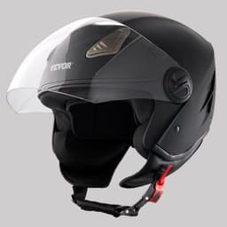 Motorkerékpár sisak, 3/4-es, Smart Street ABS és nagy sűrűségű sisak Bluetooth kommunikációval és cserélhető lencsével, DOT által jóváhagyott, kényelmes motocross sisak, fiataloknak és felnőtteknek egyaránt alkalmas - miniatúra 2