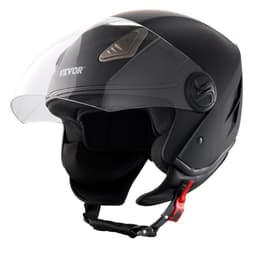 Motorkerékpár sisak, 3/4-es, Smart Street ABS és nagy sűrűségű sisak Bluetooth kommunikációval és cserélhető lencsével, DOT által jóváhagyott, kényelmes motocross sisak, fiataloknak és felnőtteknek egyaránt alkalmas - miniatúra 4