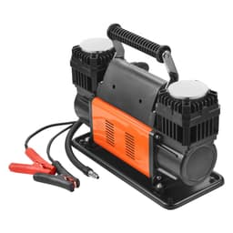 10,6 CFM nagy teherbírású légkompresszor, 30 másodperces gyors felfújás | Kéthengeres hordozható gumiabroncs-felfújó, 12 V-os 150 PSI terepjáró légpumpa adapterekkel teherautókhoz, személygépkocsikhoz, terepjárókhoz, 4 x 4 járművekhez, lakókocsikhoz - miniatúra 5