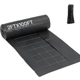 Iszapkerítés szövettekercsek, 0,6 × 30,5 m hátlapú dróthálós iszapkerítés, erózióvédelmi kerítés üledékvisszatartásra, ipari minőségű, ideiglenes, strapabíró polipropilén szövet építési területekre - miniatúra 2