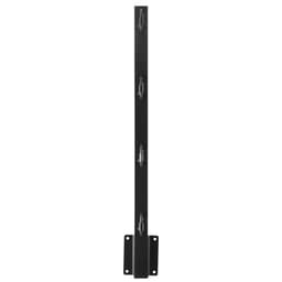Kerítésoszlop-hosszabbító, 8 db-os csomag, 605 mm-es szögesdrót kar, masszív acél kerítésmagasság-hosszabbító, lapos vagy felületre szerelhető szögesdrót-hosszabbító karok, védik a magánéletet és megakadályozzák a háziállatok leugrását - miniatúra 12