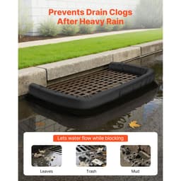 Üledékszűrő zokni, 4 db erózióvédelmi zokni átmérője 127 mm x 3048 mm hosszú lefedettséggel, polipropilén töltőanyaggal, rugalmas és hatékony iszapszűrő zoknik csapadékvíz-kezeléshez, vízelvezetés elleni védelemhez - miniatúra 6