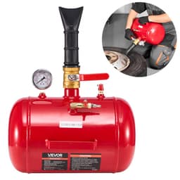 Pneumatikus peremlefújó, 5 gallon / 18,9 l, Nagy teherbírású peremlefújó, 87-116 PSI üzemi nyomás, Pneumatikus ravaszos peremlefújó pickupokhoz, teherautókhoz, ATV-khez, Jeepekhez, furgonokhoz, fűnyíró traktorokhoz, lakókocsikhoz, piros - miniatúra 2
