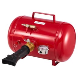 Pneumatikus peremlefújó, 5 gallon / 18,9 l, Nagy teherbírású peremlefújó, 87-116 PSI üzemi nyomás, Pneumatikus ravaszos peremlefújó pickupokhoz, teherautókhoz, ATV-khez, Jeepekhez, furgonokhoz, fűnyíró traktorokhoz, lakókocsikhoz, piros - miniatúra 3