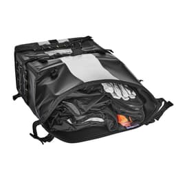 Motorkerékpár nyeregtáska, 56 l (28 l x 2) nagy kapacitású oldalsó nyeregtáska, kompatibilis a legtöbb motorkerékpárral, vízálló szövetből készült kültéri sportokhoz való motorkerékpár-csomagtartó levehető belső táskával, fekete - miniatúra 12