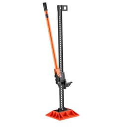 Mezőgazdasági emelő talppal, 122 cm-es nagy emelésű mezőgazdasági emelő, 3,18 tonna teherbírású racsnis terepjáró emelők, nagy teherbírású emelők 130,1-1079,5 mm emelési tartománnyal traktorokhoz, teherautókhoz, terepjárókhoz - miniatúra 12