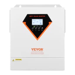 Hibrid napelemes inverter, 3500 W, minden az egyben tiszta szinuszhullámú inverter töltő, 24 V DC-ről 220/230 V AC-re, beépített WIFI 100 A MPPT napelemes vezérlővel, hálózaton kívüli rendszerekhez, ólom-savas lítium akkumulátorhoz - miniatúra 3