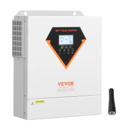 Hibrid napelemes inverter, 3500 W, minden az egyben tiszta szinuszhullámú inverter töltő, 24 V DC-ről 220/230 V AC-re, beépített WIFI 100 A MPPT napelemes vezérlővel, hálózaton kívüli rendszerekhez, ólom-savas lítium akkumulátorhoz - miniatúra 12