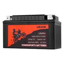 Motorkerékpár akkumulátor, 12 voltos 4 Ah, LiFePO4 lítium előre feltöltött Powersports akkumulátor, karbantartásmentes és nagy teljesítményű, kompatibilis ATV-vel, motorkerékpárral, jetskivel, robogóval, UTV-vel és egyebekkel - miniatúra 5