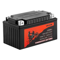 Motorkerékpár akkumulátor, 12 voltos 4 Ah, LiFePO4 lítium előre feltöltött Powersports akkumulátor, karbantartásmentes és nagy teljesítményű, kompatibilis ATV-vel, motorkerékpárral, jetskivel, robogóval, UTV-vel és egyebekkel - miniatúra 4