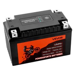 Motorkerékpár akkumulátor, 12 voltos 4 Ah, LiFePO4 lítium előre feltöltött Powersports akkumulátor, karbantartásmentes és nagy teljesítményű, kompatibilis ATV-vel, motorkerékpárral, jetskivel, robogóval, UTV-vel és egyebekkel - miniatúra 3