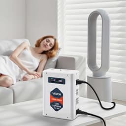 Feszültségcsökkentő átalakító, 3000 VA, nagy teherbírású feszültségátalakító, 220 V-ról 110 V-ra átalakító, 2 amerikai csatlakozóval, USB kimenettel, LCD kijelzővel, hőmérsékletvédelemmel, 110 V-os készülékekhez - miniatúra 13