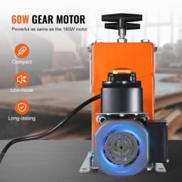 Automatikus kábelcsupaszító gép, 1,5 mm-25 mm-es elektromos motoros kábelcsupaszító, 60 W, látható csupaszítási mélység referenciával ellátott kábellehúzó, 6 kerek és 1 lapos csatorna rézhulladék újrahasznosításához - miniatúra 9