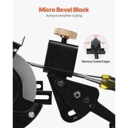 Pro Grind élezőrendszer, többcélú élező sablon 152 mm-es és 203 mm-es asztali köszörűhöz - platform sablonnal, szerszámtartó rúddal, beállító blokkal, gérvágó szánnal, mikro ferdevágó blokkal, faesztergáló szerszámokhoz - miniatúra 9