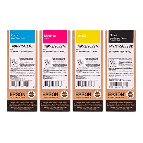 Epson UltraChrome DS, SureColor F500/F100 nyomtatóhoz, 140 ml-es flakon, többféle színben