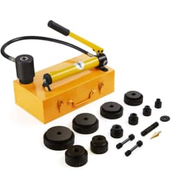 15 tonnás hidraulikus kiütő lyukasztó készlet lyukfúró szerszám 12,7 mm-101,6 mm 10 menetes vágószerszámmal - miniatúra 7