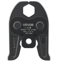 V28 préspofa, 28 mm-es préspofa V-típusú rozsdamentes acélcsövekhez, nagy szilárdságú, karbonizált acélból készült krimpelőpofák, kompatibilisek a standard présszerszámokkal - miniatúra 2