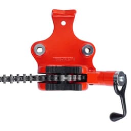 Nagy teherbírású csőrögzítő lánc, 1/4" - 6" csőkapacitás, 28"-os strapabíró lánc és öntöttvas talp, ipari minőségű csőszorító vízvezeték-szereléshez, autójavításhoz, fémmegmunkáláshoz - miniatúra 5
