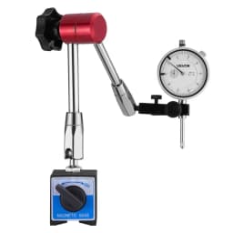 Szögletes mérőóra mágneses, rugalmas talppal, 0,03 mm pontosság, 0-25,4 mm tartomány, finoman állítható hosszú kar, professzionális gépbeállításhoz, keskeny terület mérése, könnyen leolvasható - miniatúra 12