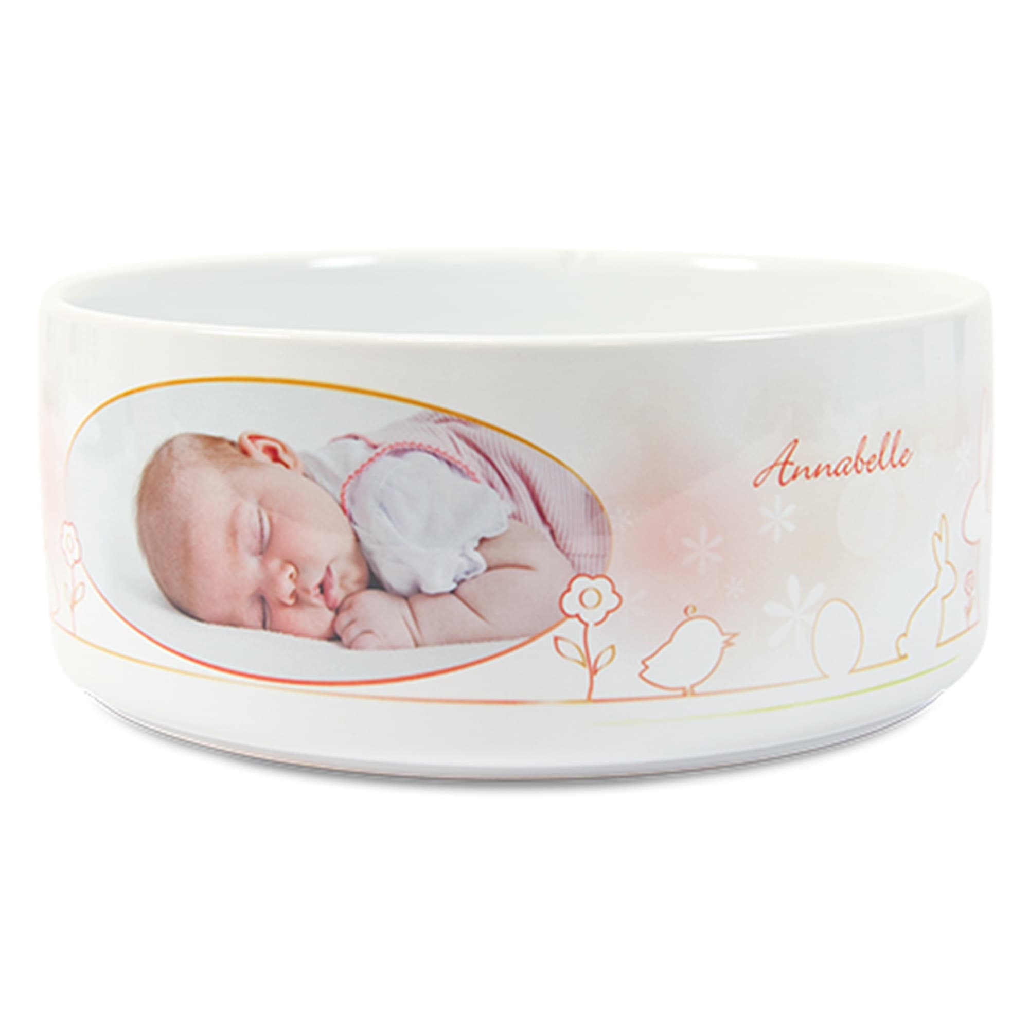 Nagy kerámia tál, Ø 180 mm, fehér színű, 6 db/réteg, 12 db/karton