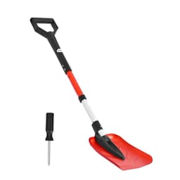 Hólapát kocsibeállóhoz, 22 cm-es összecsukható hólapát D alakú nyéllel, 36-40 hüvelykes állítható, könnyű alumíniumötvözetből készült hóeltávolító eszköz, csökkenti a hátfájást kerti autós kempingezéshez - miniatúra 12