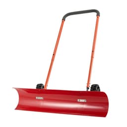 Hótoló lapát kerekekkel, 96 cm-es kerekes hókotró lapát kétirányú szögben álló pengével és 90°-ban állítható fogantyúval, tartós műanyag téli lapátok, hordozható hóeltakarító eszköz kocsifelhajtóra - miniatúra 4