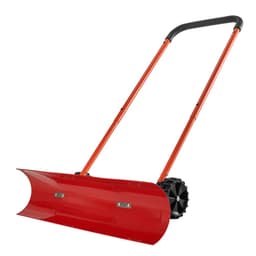 Hótoló lapát kerekekkel, 96 cm-es kerekes hókotró lapát kétirányú szögben álló pengével és 90°-ban állítható fogantyúval, tartós műanyag téli lapátok, hordozható hóeltakarító eszköz kocsifelhajtóra - miniatúra 5