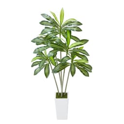 Mesterséges Dracaena fa 1829 mm, Műpálma Trópusi Növények Fehér Magas Ültetővel, Műpadló Selyem Növény Cserépben, Nagy Fák Otthoni Irodába, Nappali Dekorációba, Otthon Melegítésbe, Beltéri Kültéri - miniatúra 3