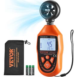 Kézi szélsebességmérő, 14℉-113℉, digitális szélsebességmérő LED háttérvilágítással, méri a szélsebességet, a szélhőmérsékletet, a légáramlást, a szél hűtését, vitorlázáshoz, szörfözéshez, drónozáshoz, repüléshez, HVAC-hoz - miniatúra 2