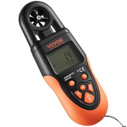 Bluetooth kézi szélmérő, 14℉-140℉, digitális szélsebességmérő LED háttérvilágítással, méri a szélsebességet, a szélhőmérsékletet, a légáramlást és a szélhűtést, szörfözéshez, drónrepüléshez, HVAC-hoz - miniatúra 4