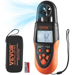 Bluetooth kézi szélmérő, 14℉-140℉, digitális szélsebességmérő LED háttérvilágítással, méri a szélsebességet, a szélhőmérsékletet, a légáramlást és a szélhűtést, szörfözéshez, drónrepüléshez, HVAC-hoz - miniatúra 2