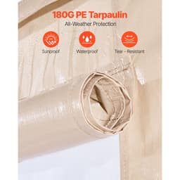 Téli pavilontakaró 3,08 x 4,39 m-es keménytetős pavilonokhoz, minden időjárási körülményre alkalmas pavilontakaró oldalfalakkal és ablakokkal, nagy sűrűségű PE anyagból, zárt tárolófedél, pavilonok nem tartozékok - miniatúra 7