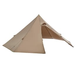Meleg sátor 2 fő részére, hordozható téli tipi sátor tűzhelycsatlakozóval, vízálló vászon kemping sátrak, könnyű 4 évszakos menedék sátrak túrázáshoz, horgászathoz, hátizsákos túrázáshoz, S méret - miniatúra 12