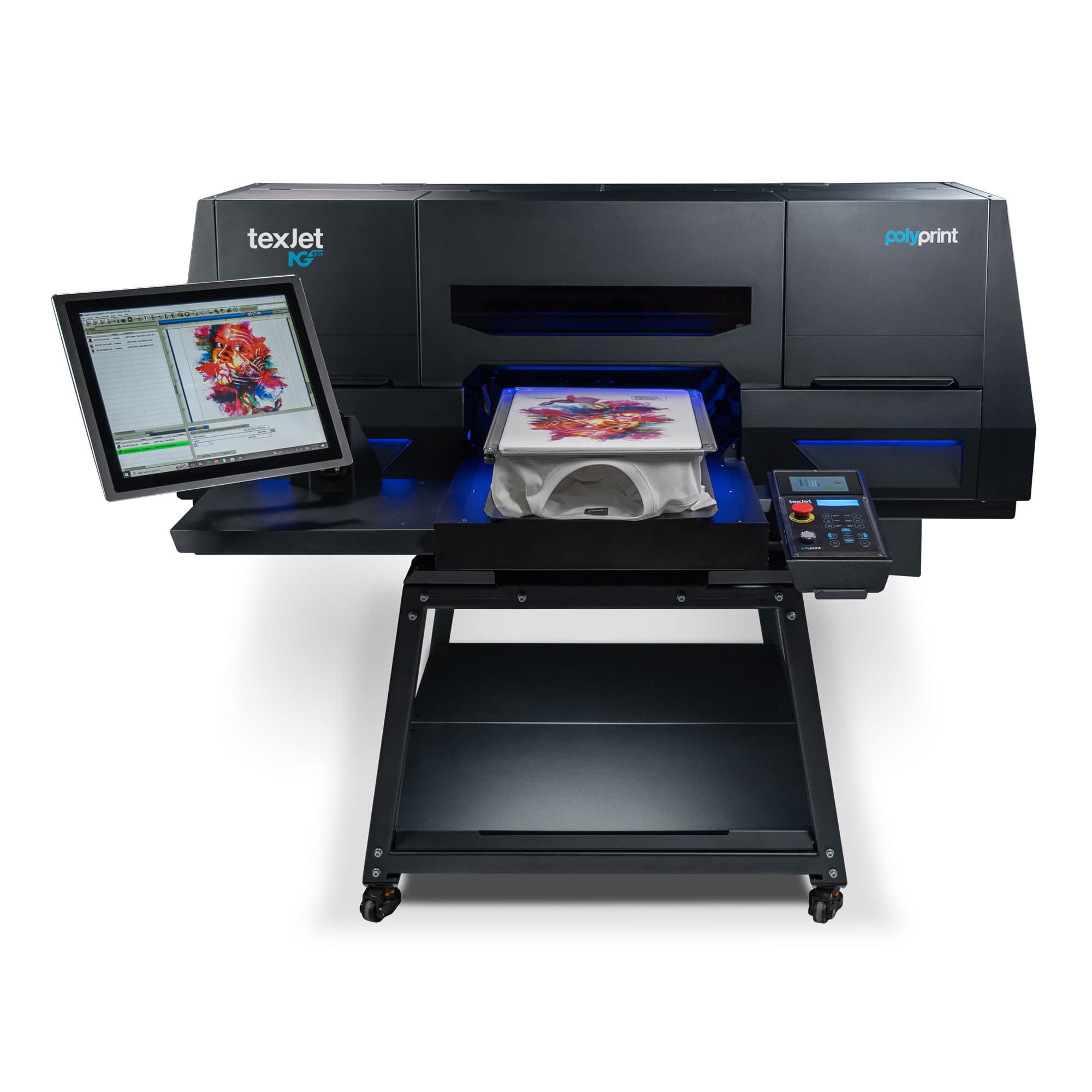 DTG textilnyomtató rendszer TexJet NG 120 2 x Epson® I3200-A1 (1 x CMYK / 1 x fehér)