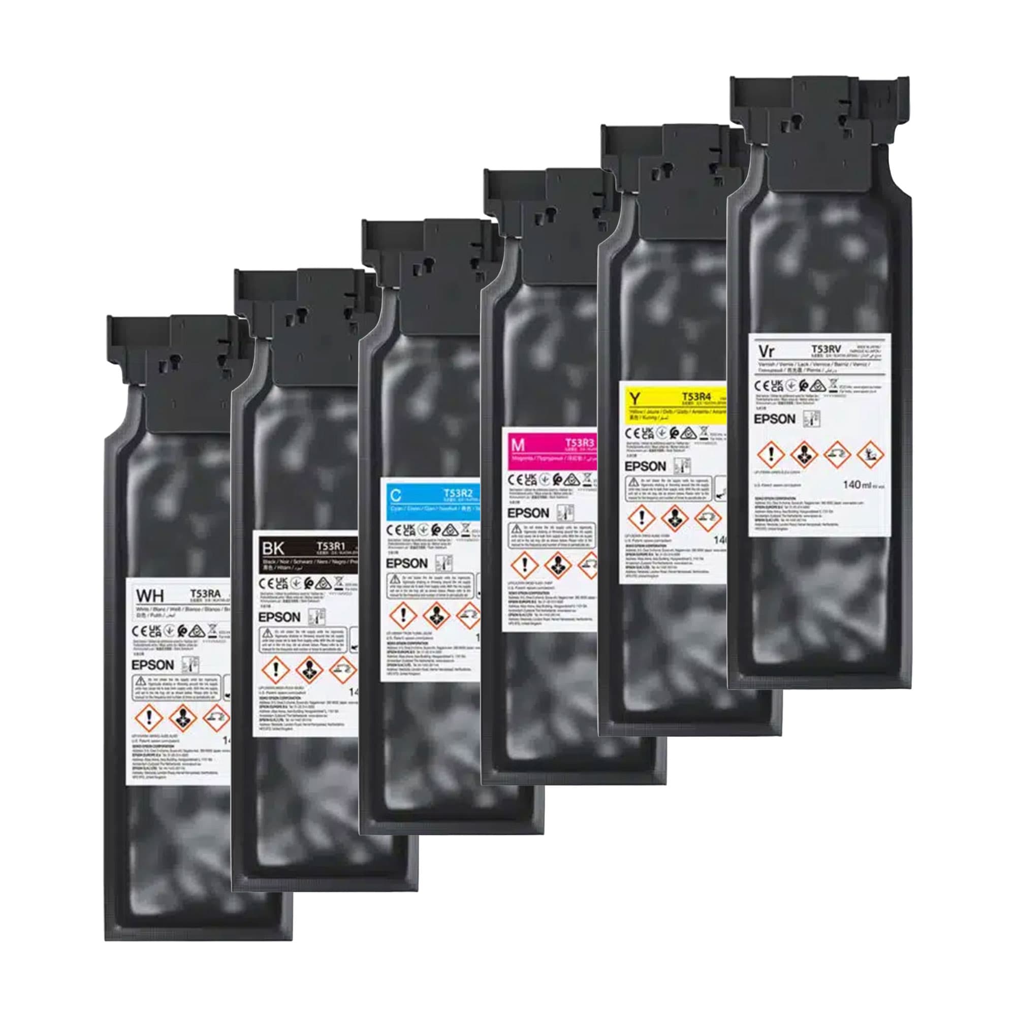 Epson UltraChrome UV tintapatron SC-V1000 nyomtatóhoz, 140 ml-es kiszerelésben, különböző színekben