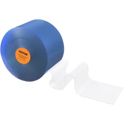 Szalagfüggöny PVC ajtófüggönyhöz 2499,4 cm x 30,5 cm, tekercses hűtő-fagyasztó rekesz, átlátszó műanyag - miniatúra 4