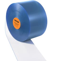 Szalagfüggöny PVC ajtófüggönyhöz 2499,4 cm x 30,5 cm, tekercses hűtő-fagyasztó rekesz, átlátszó műanyag - miniatúra 12