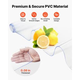 Szalagfüggöny PVC ajtófüggönyhöz 106,7 x 213,4 cm hűtő-fagyasztó átlátszó műanyag - miniatúra 9
