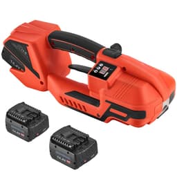 Elektromos pántológép, 2 x 4000mAh akkumulátor, automatikus pántológép digitális kijelzővel 9-16 mm széles PP/PET pántszalagokhoz, pántfeszítő gép csomagolódobozokhoz és raklapokhoz - miniatúra 2